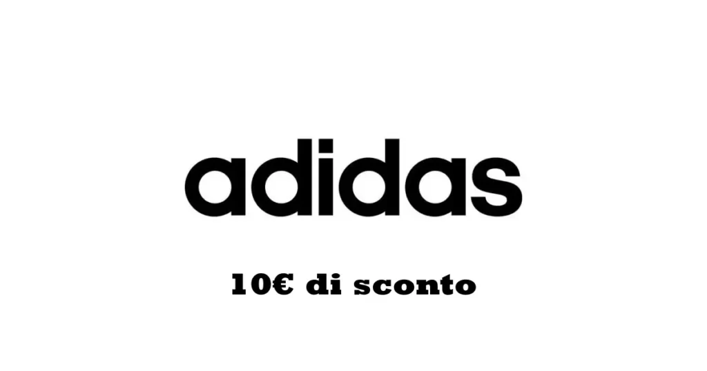 Codice sconto 10 euro Adidas